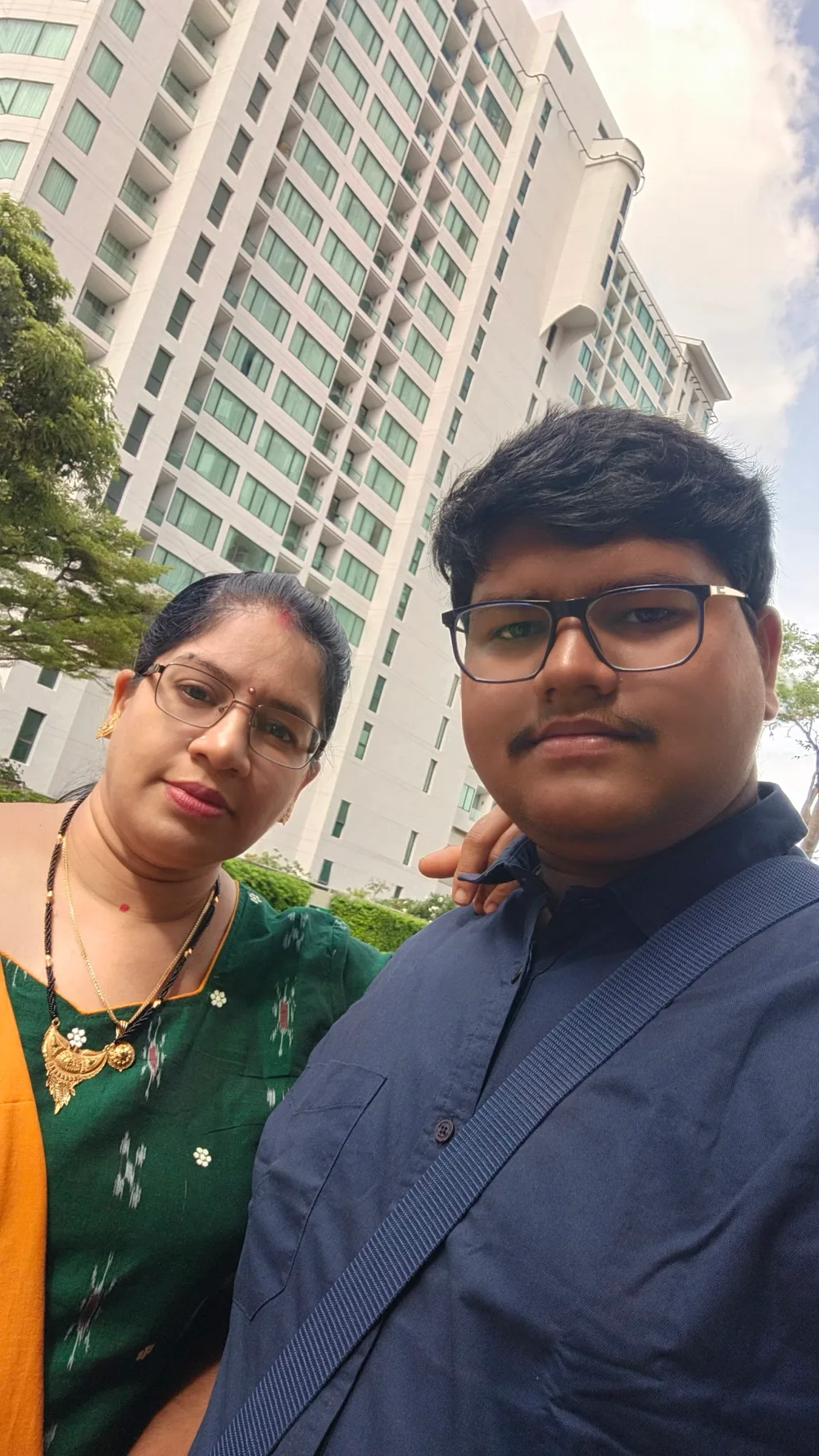 Ayushman with his mother