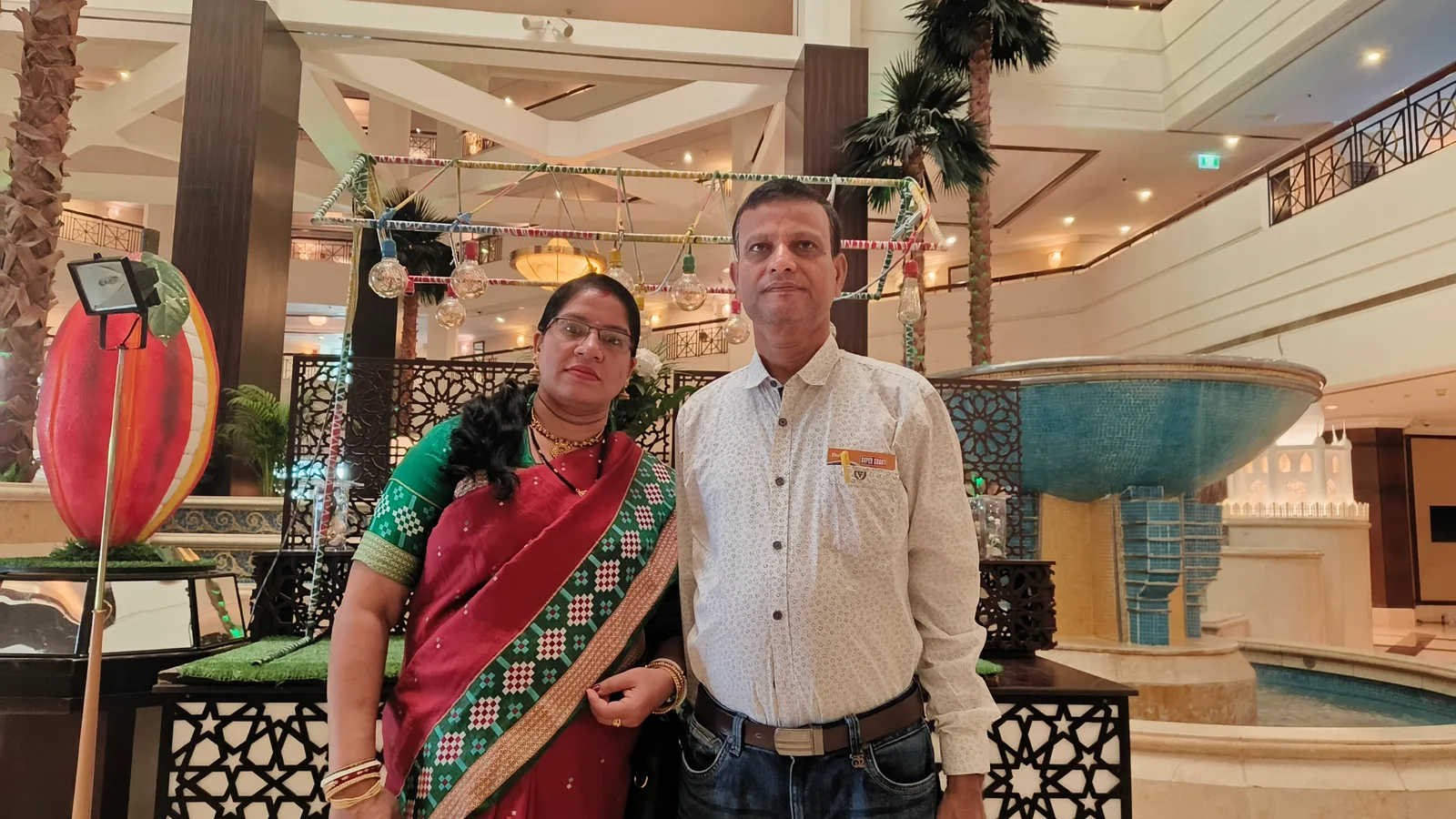 Ayushman’s parents, Rajasri and Laxmikanta Mishra, together